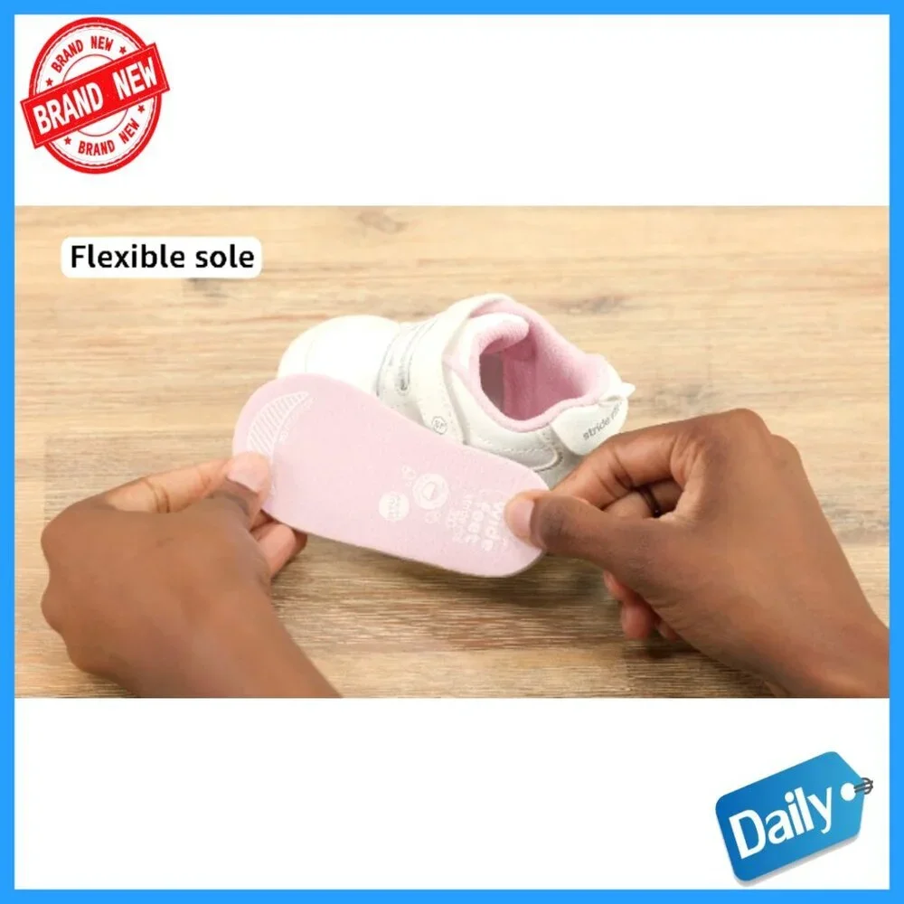 Baby Walker Sneakers with Velcro Closure, Water-Resistant, Machine Washable